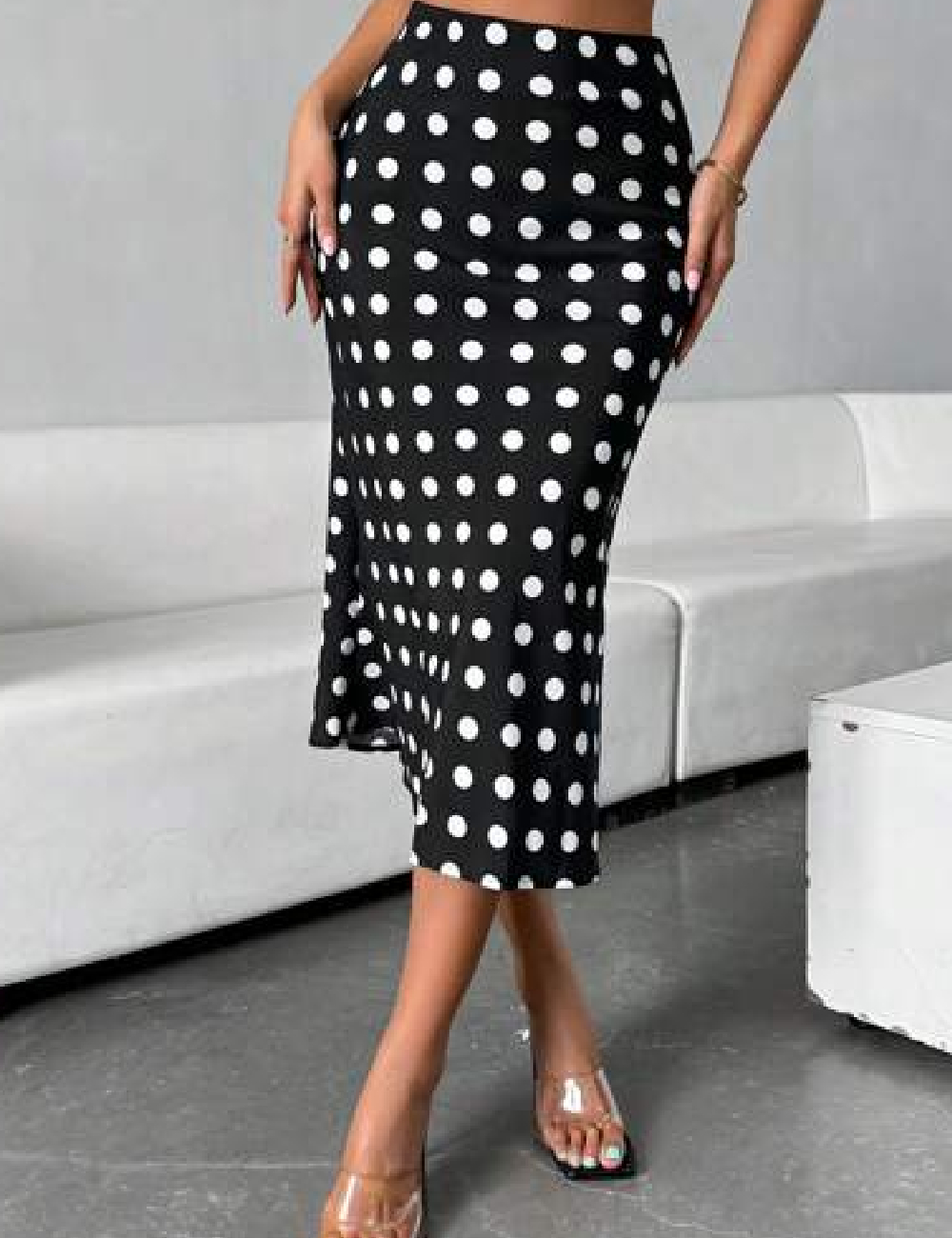 Fusta SHEIN, negru