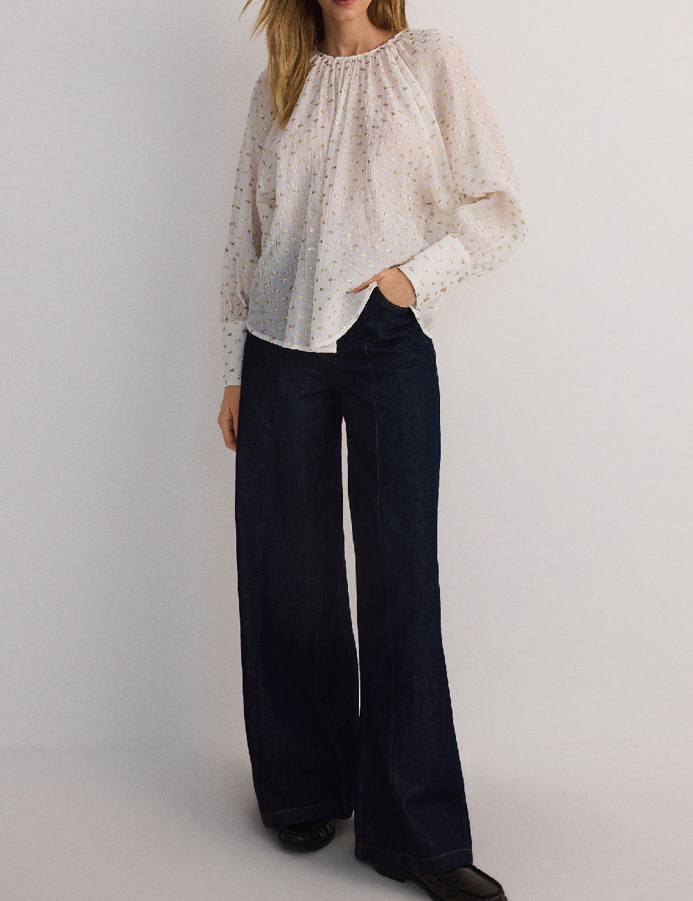 Bluza Reserved, alb