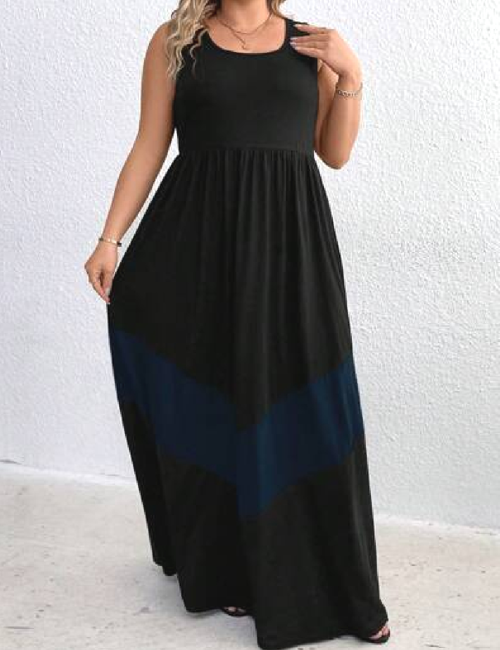 Rochie lunga SHEIN CURVE, negru