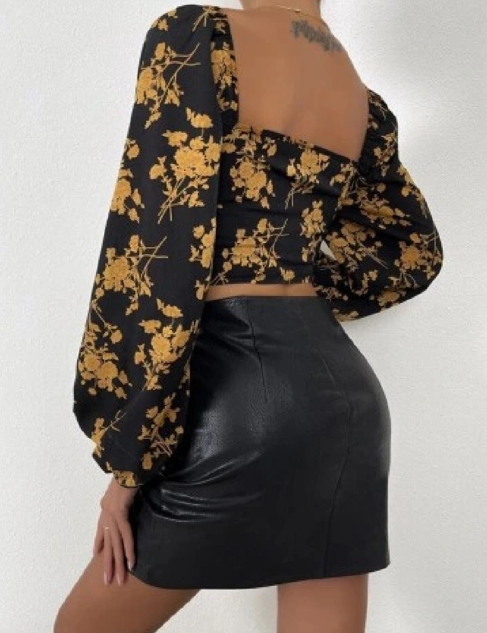 Top SHEIN, negru - 1 | YEO