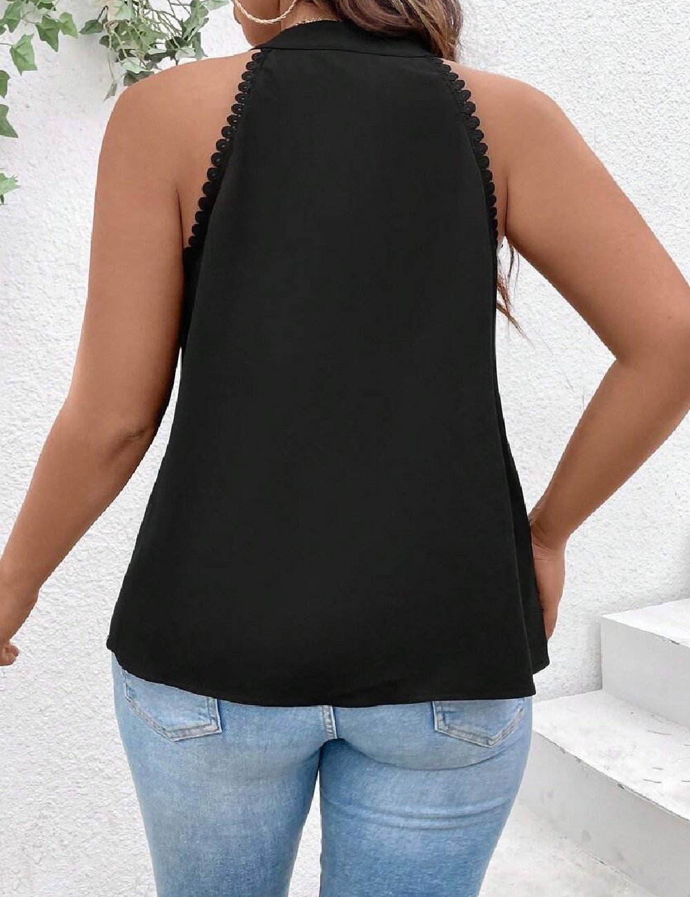 Bluza SHEIN CURVE, negru - 1 | YEO