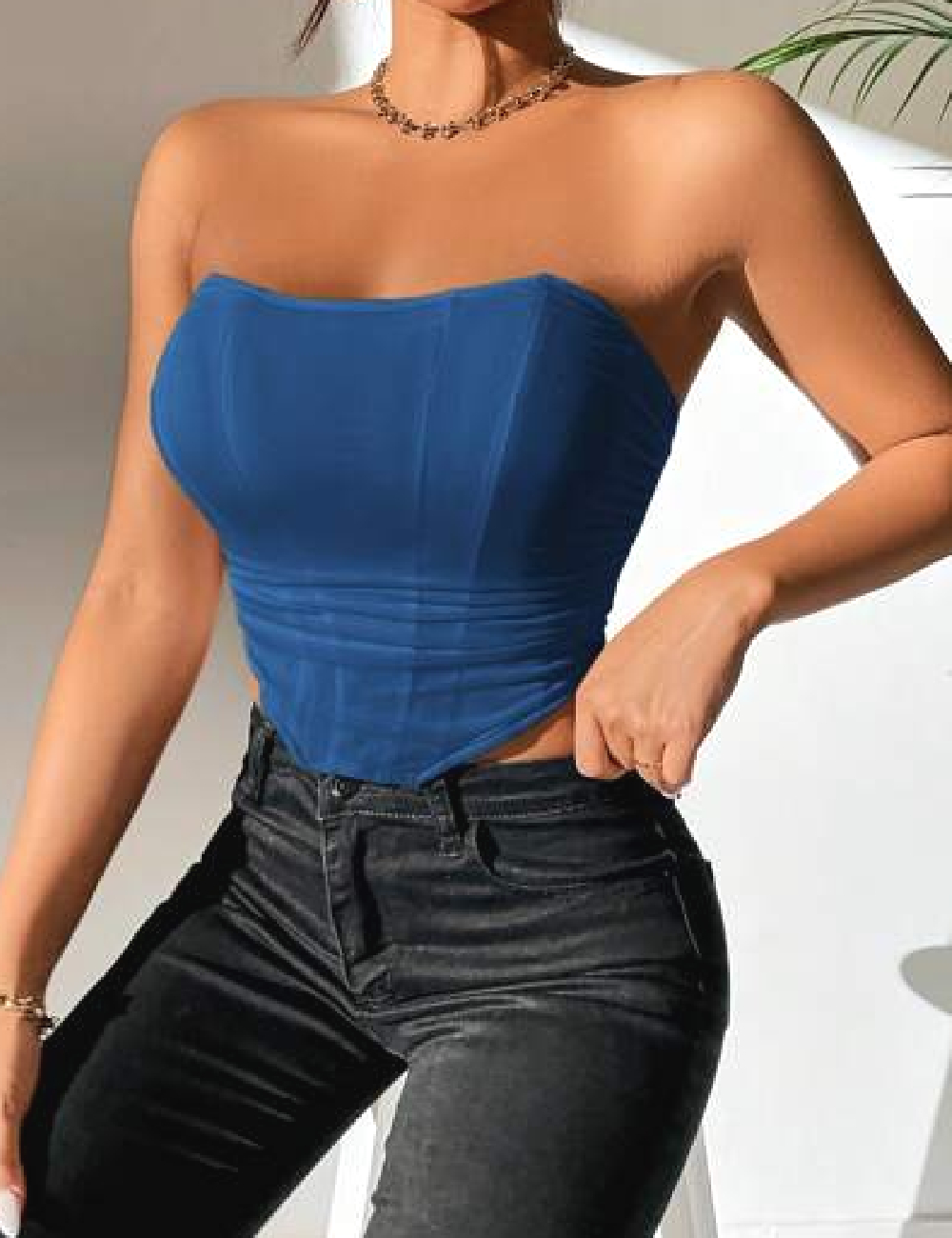 Top SHEIN, albastru