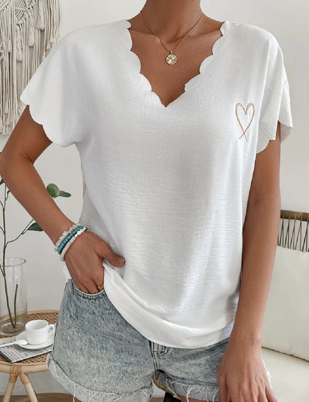Tricou SHEIN, alb