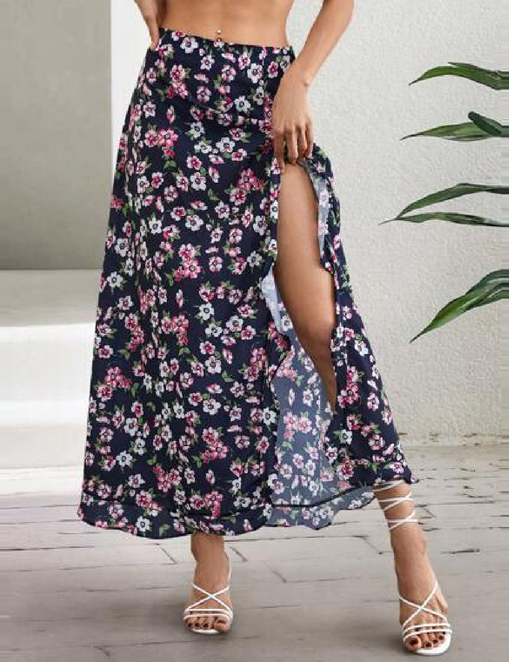Fusta SHEIN, floral print