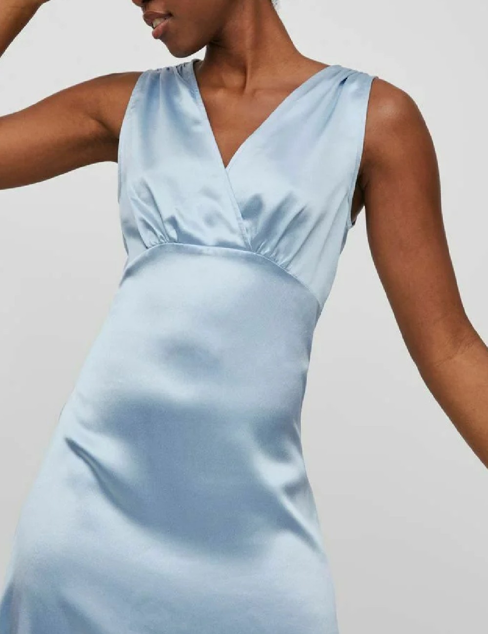 Rochie lunga Vila, albastru - 1 | YEO