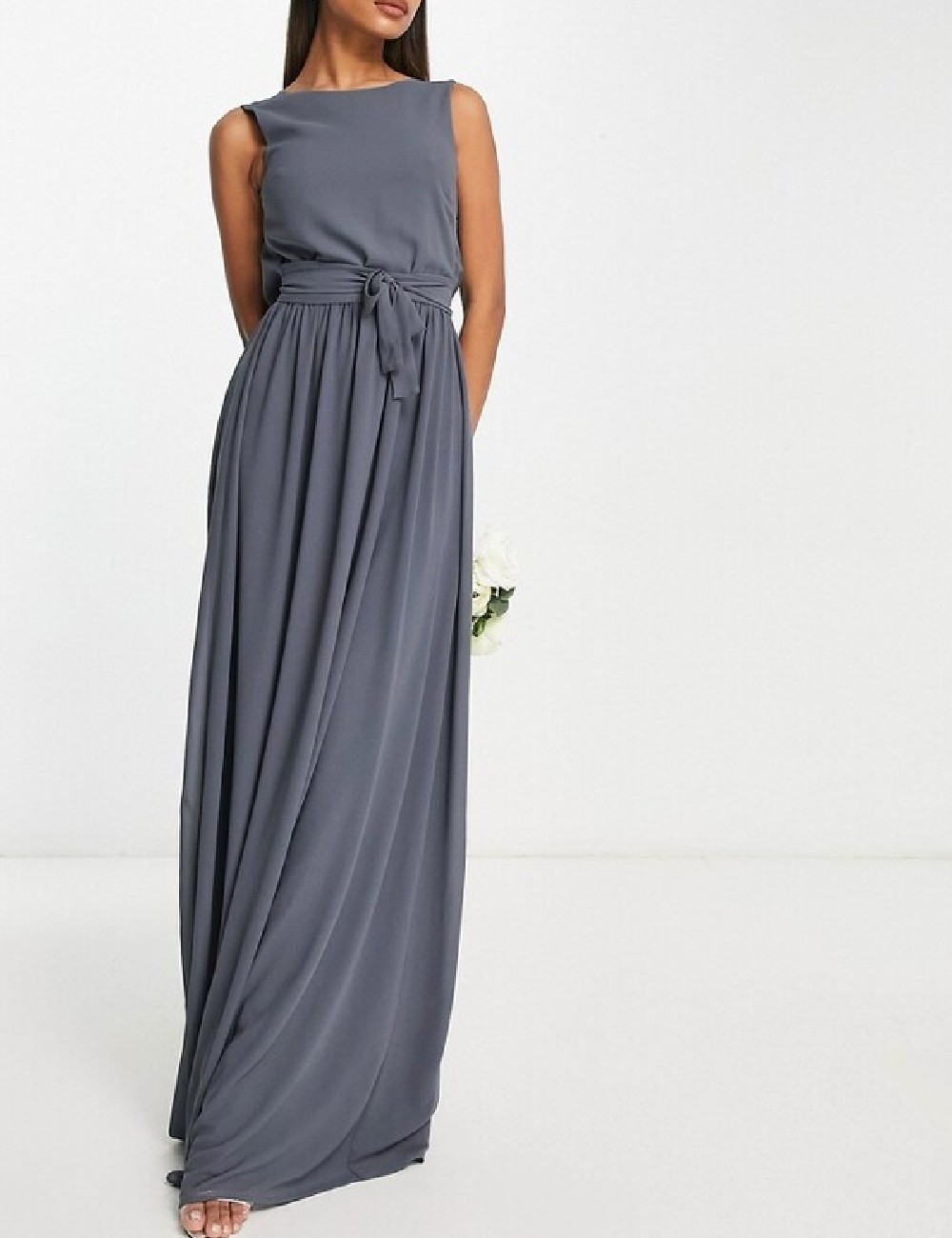 Rochie lunga TFNC London, gri - 1 | YEO