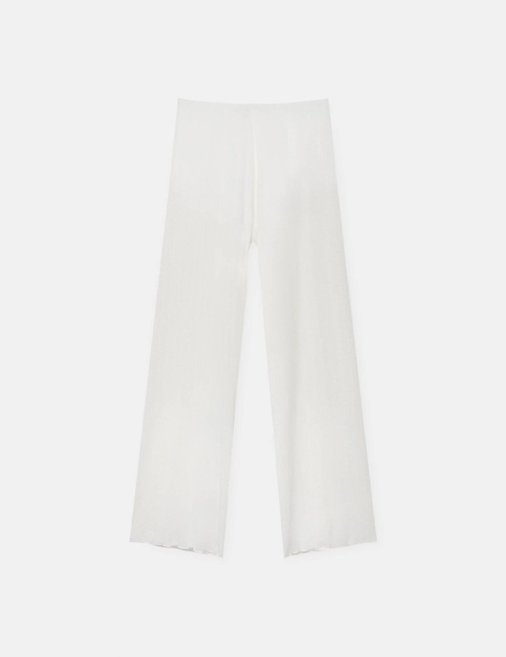 Pantaloni Pull&Bear, alb