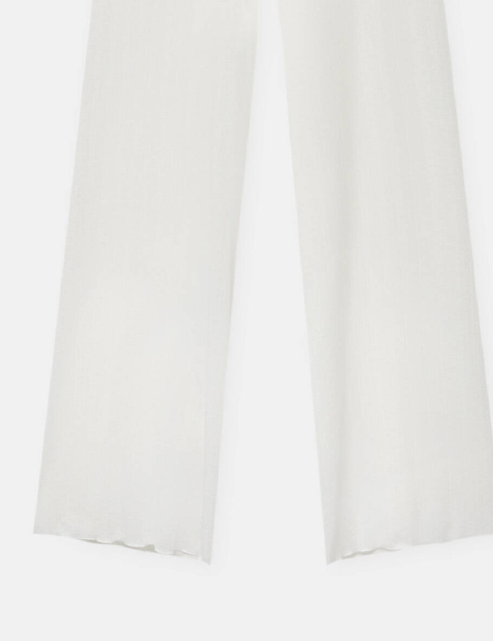 Pantaloni Pull&Bear, alb - 1 | YEO