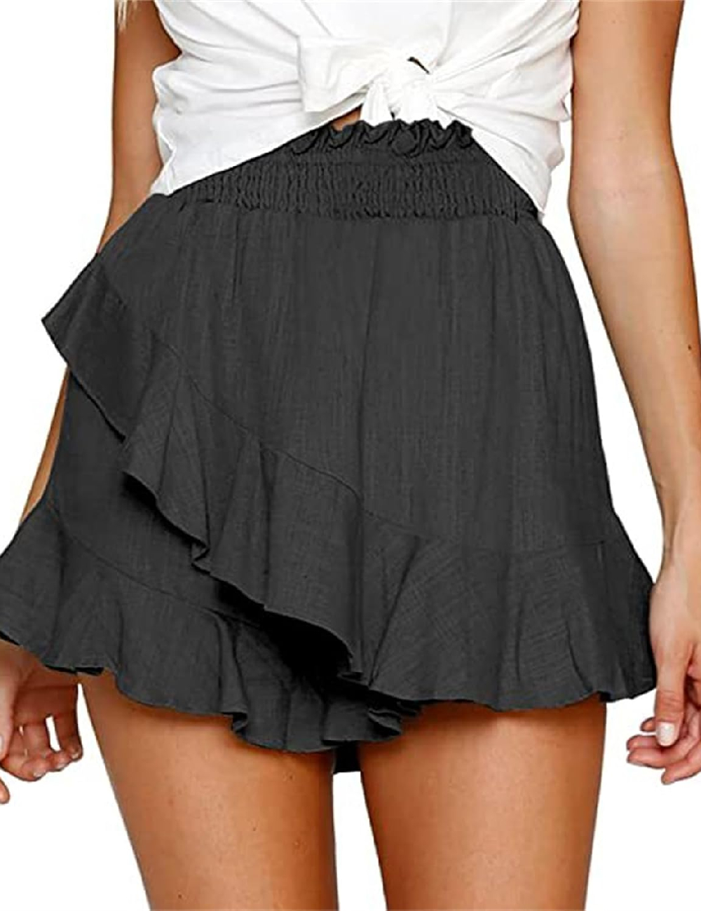 Pantaloni scurti SHEIN, negru