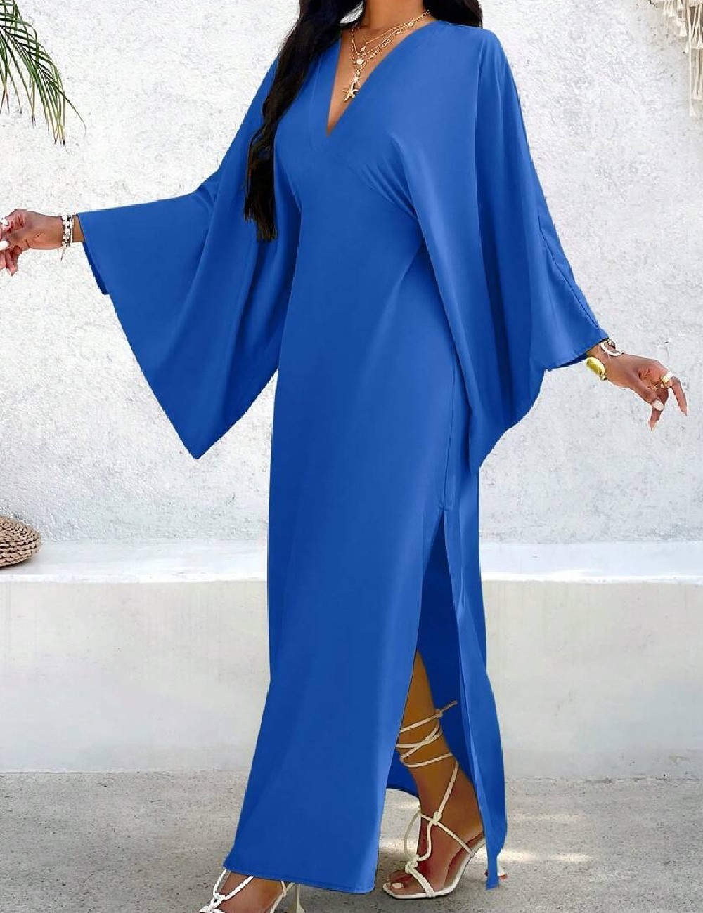 Rochie lunga SHEIN, albastru - 1 | YEO