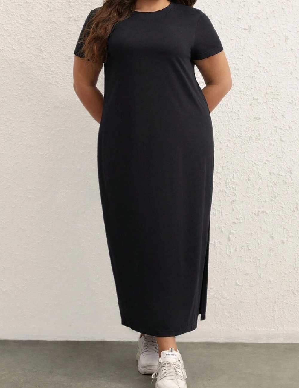 Rochie lunga SHEIN CURVE, negru