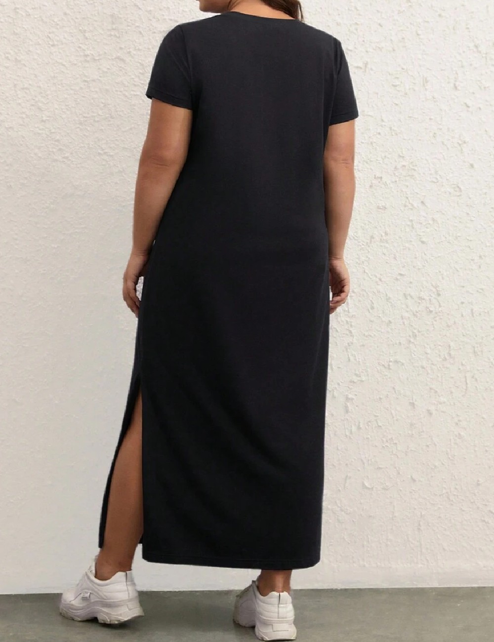 Rochie lunga SHEIN CURVE, negru - 1 | YEO