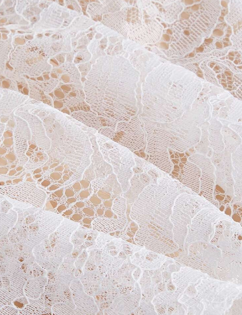Rochie scurta SHEIN, alb - 1 | YEO