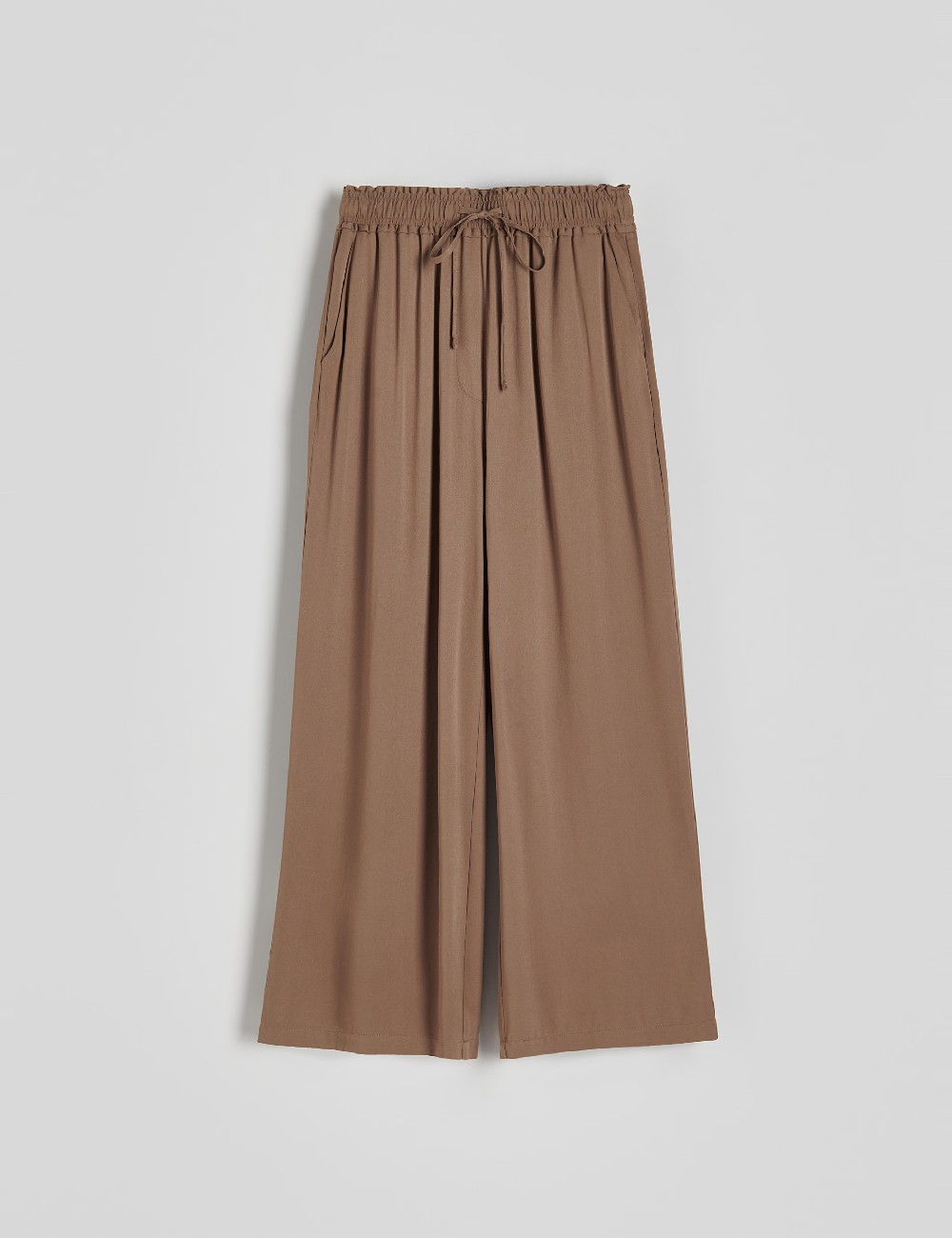 Pantaloni Reserved, maro - 1 | YEO