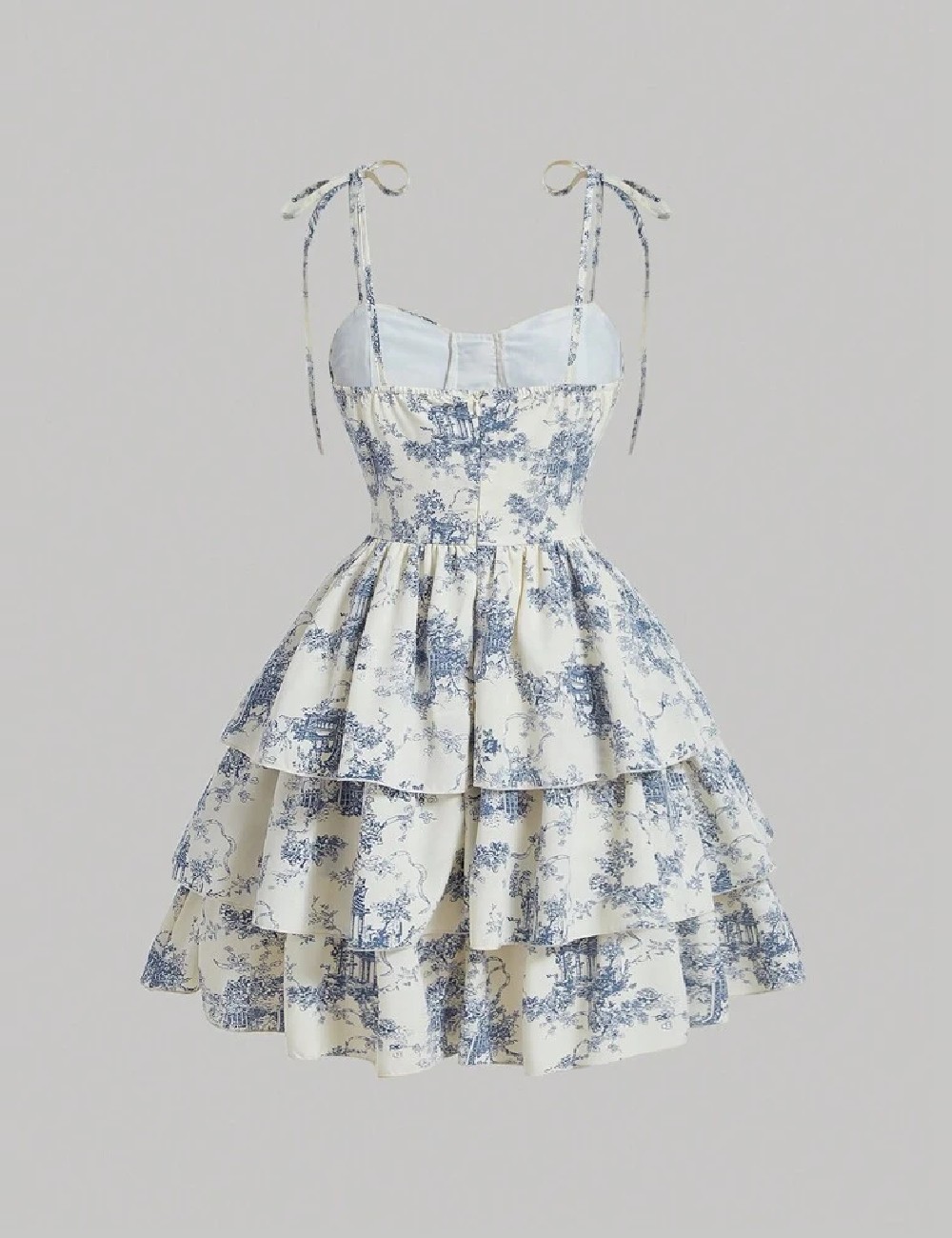 Rochie scurta SHEIN, alb - 1 | YEO