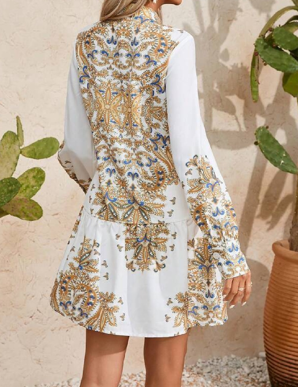 Rochie scurta SHEIN, alb - 1 | YEO