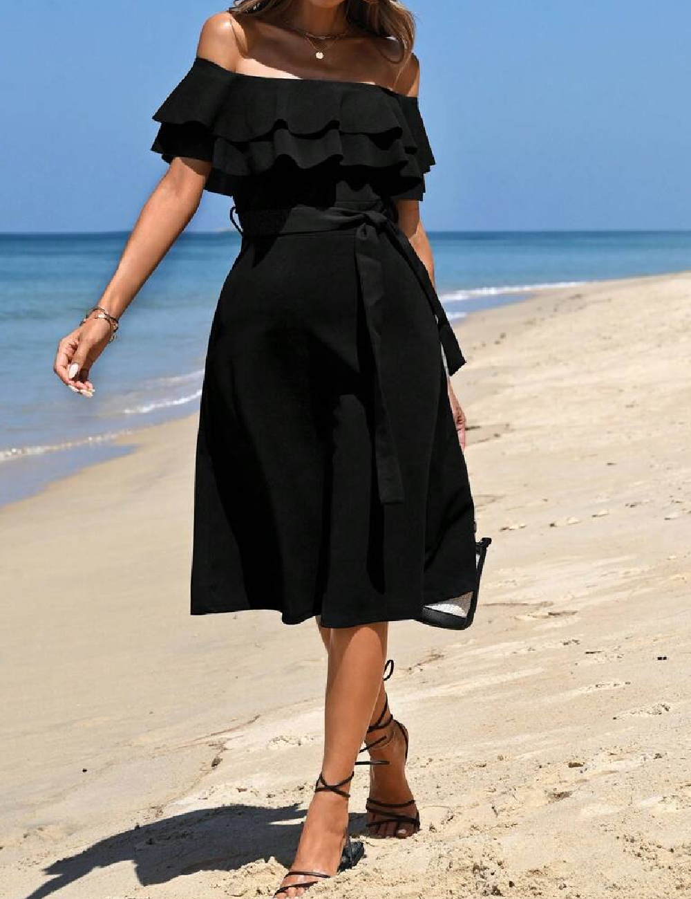 Rochie medie SHEIN, negru