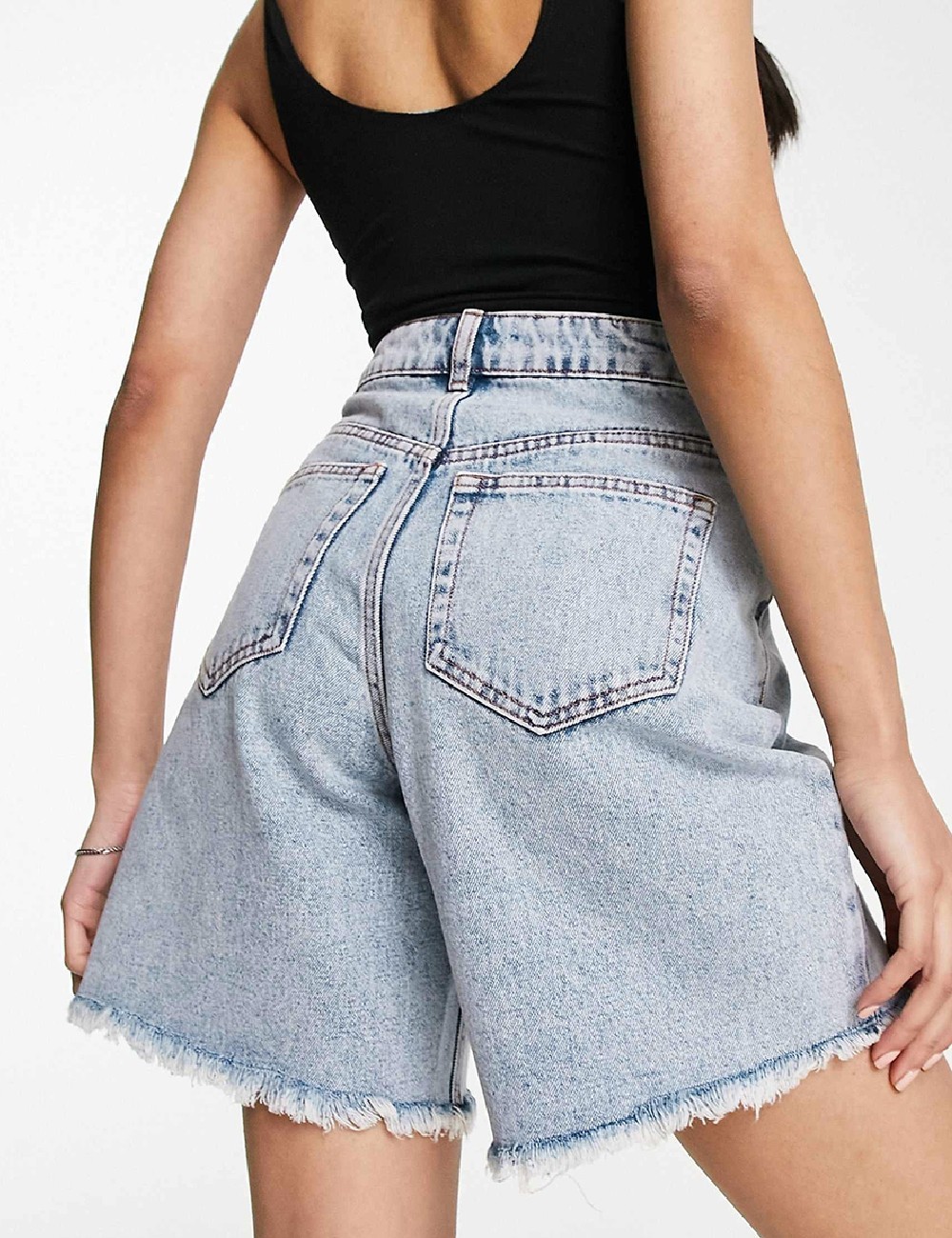 Pantaloni scurti Miss Selfridge, albastru - 1 | YEO