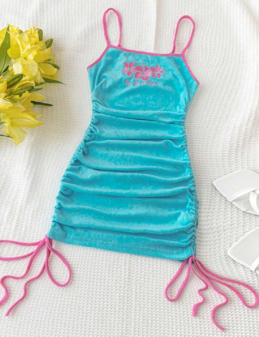 Rochie scurta SHEIN, albastru