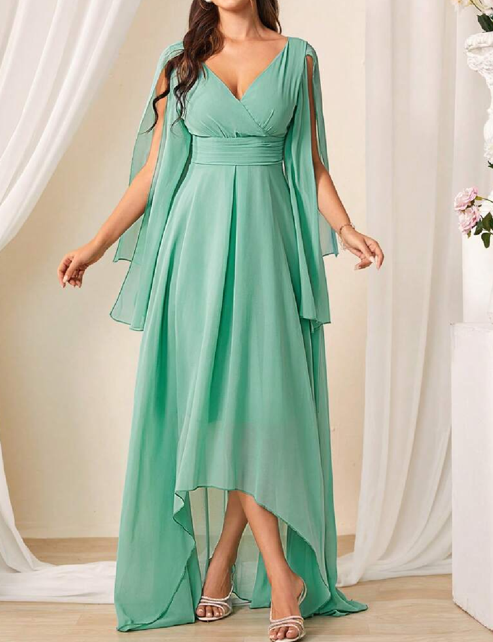Rochie lunga SHEIN, turcoaz
