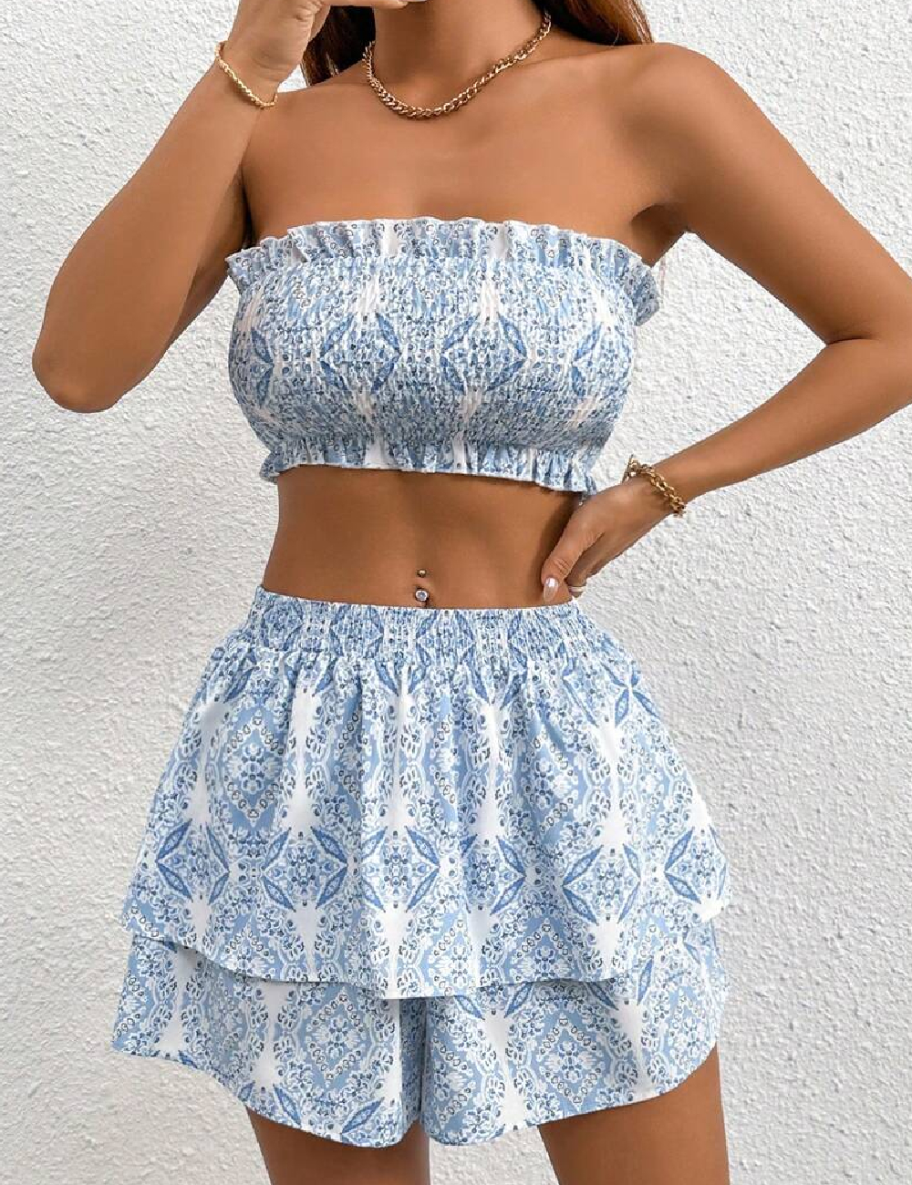 Compleu SHEIN, bleu