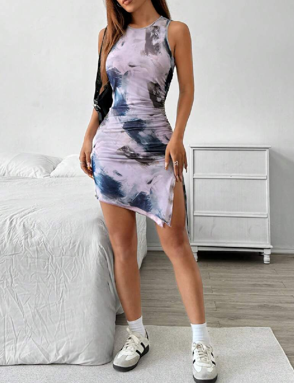 Rochie scurta SHEIN, mov