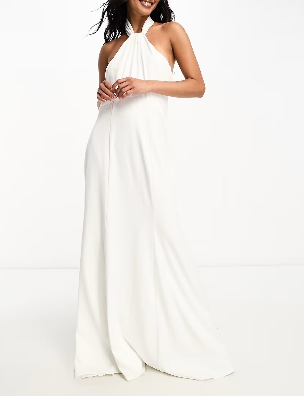 Rochie lunga Little Mistress, alb - 1 | YEO