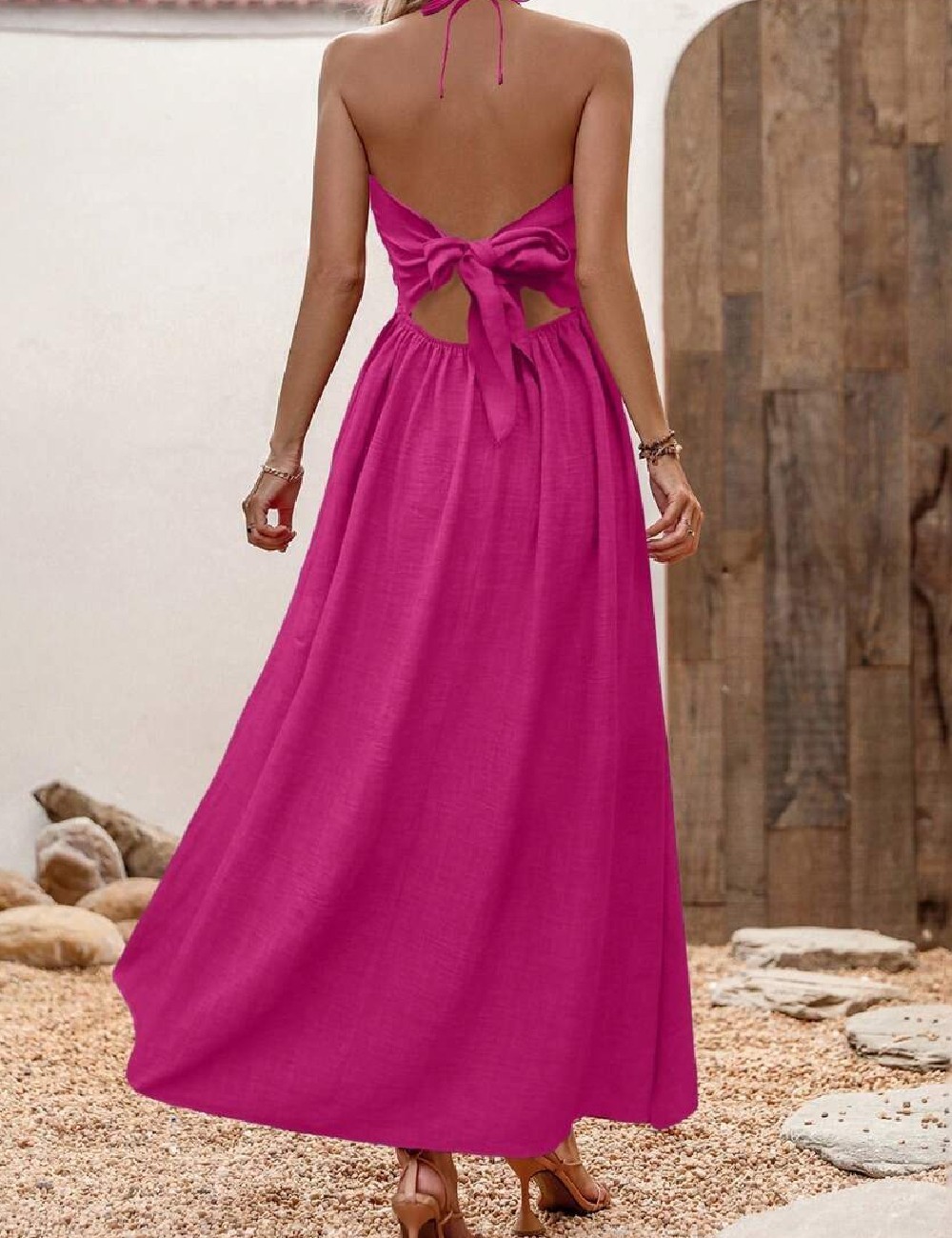 Rochie lunga SHEIN, roz - 1 | YEO