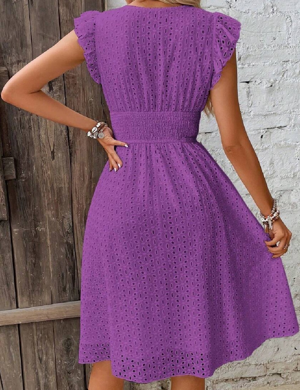 Rochie scurta SHEIN, mov - 1 | YEO