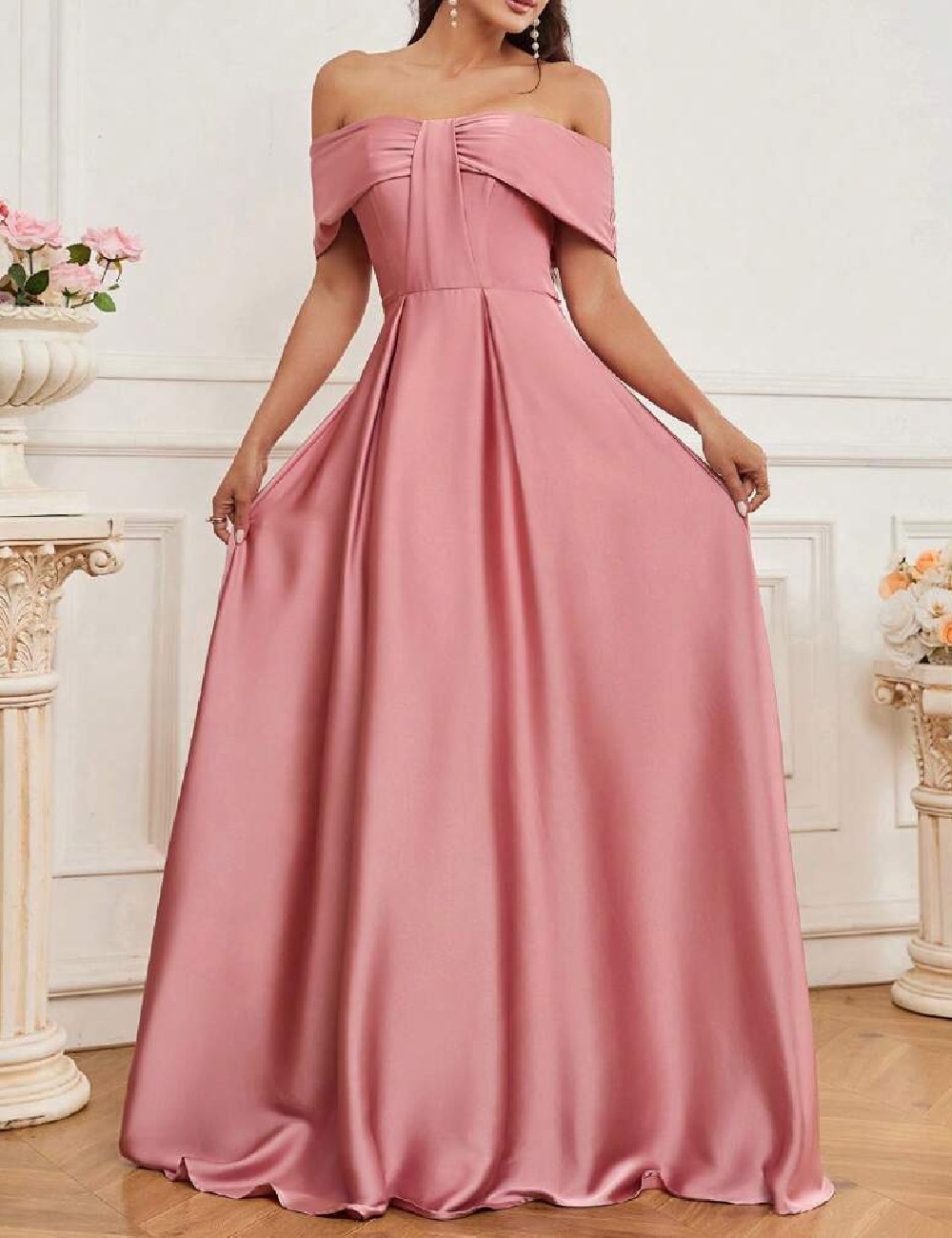 Rochie lunga SHEIN, roz - 1 | YEO