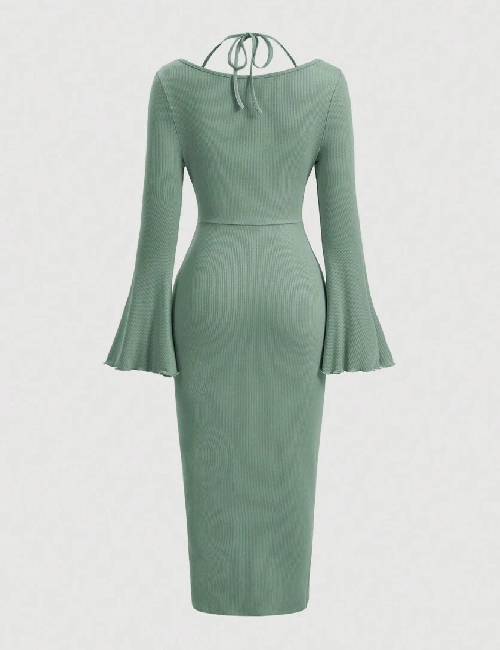 Rochie medie SHEIN, verde - 1 | YEO