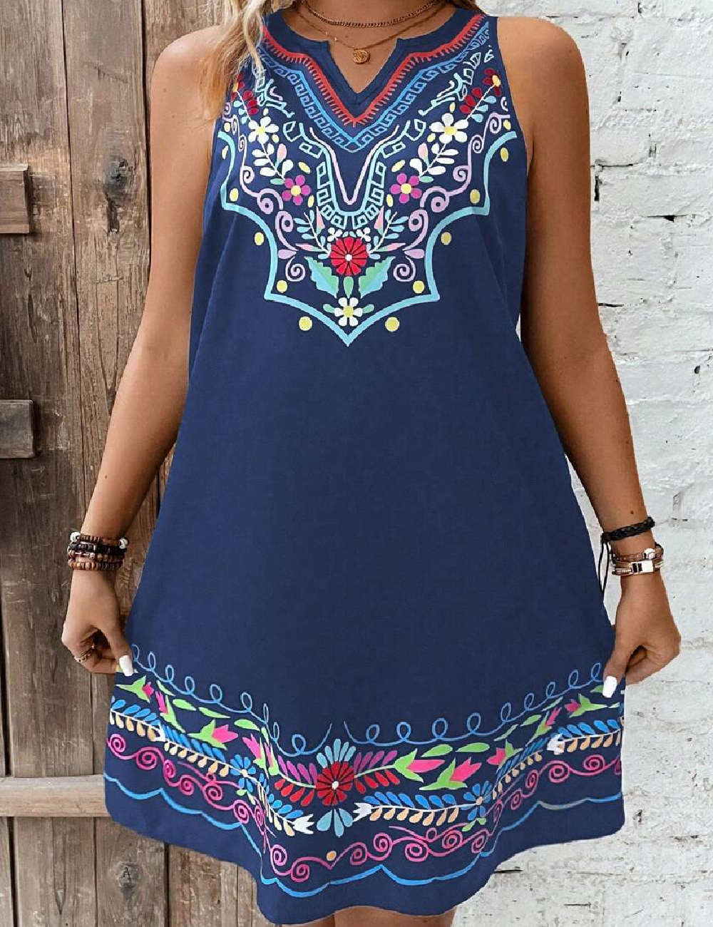 Rochie scurta SHEIN CURVE, albastru