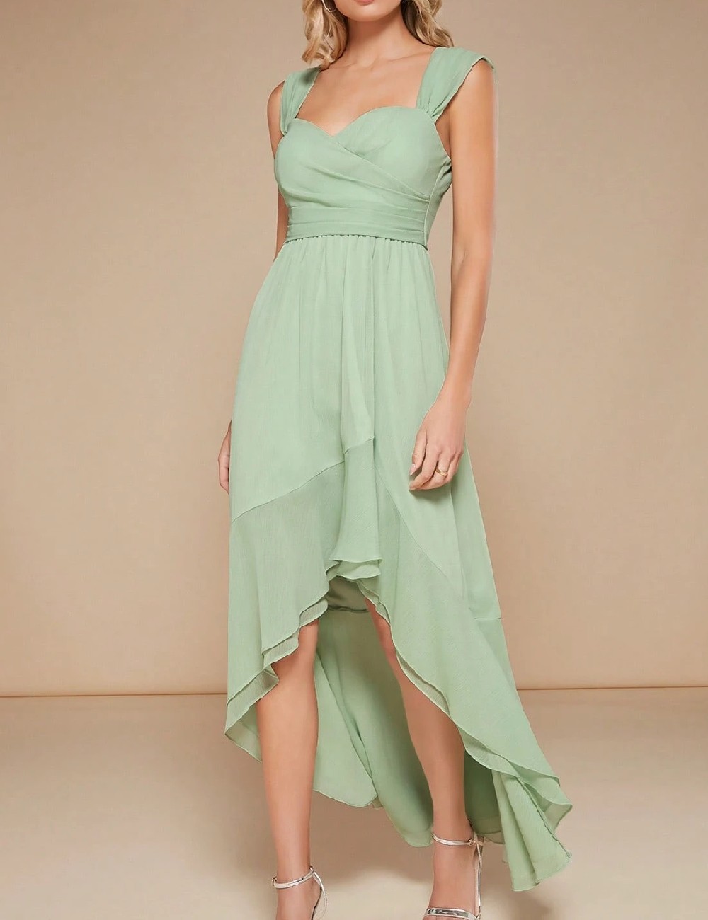 Rochie lunga SHEIN, verde - 1 | YEO