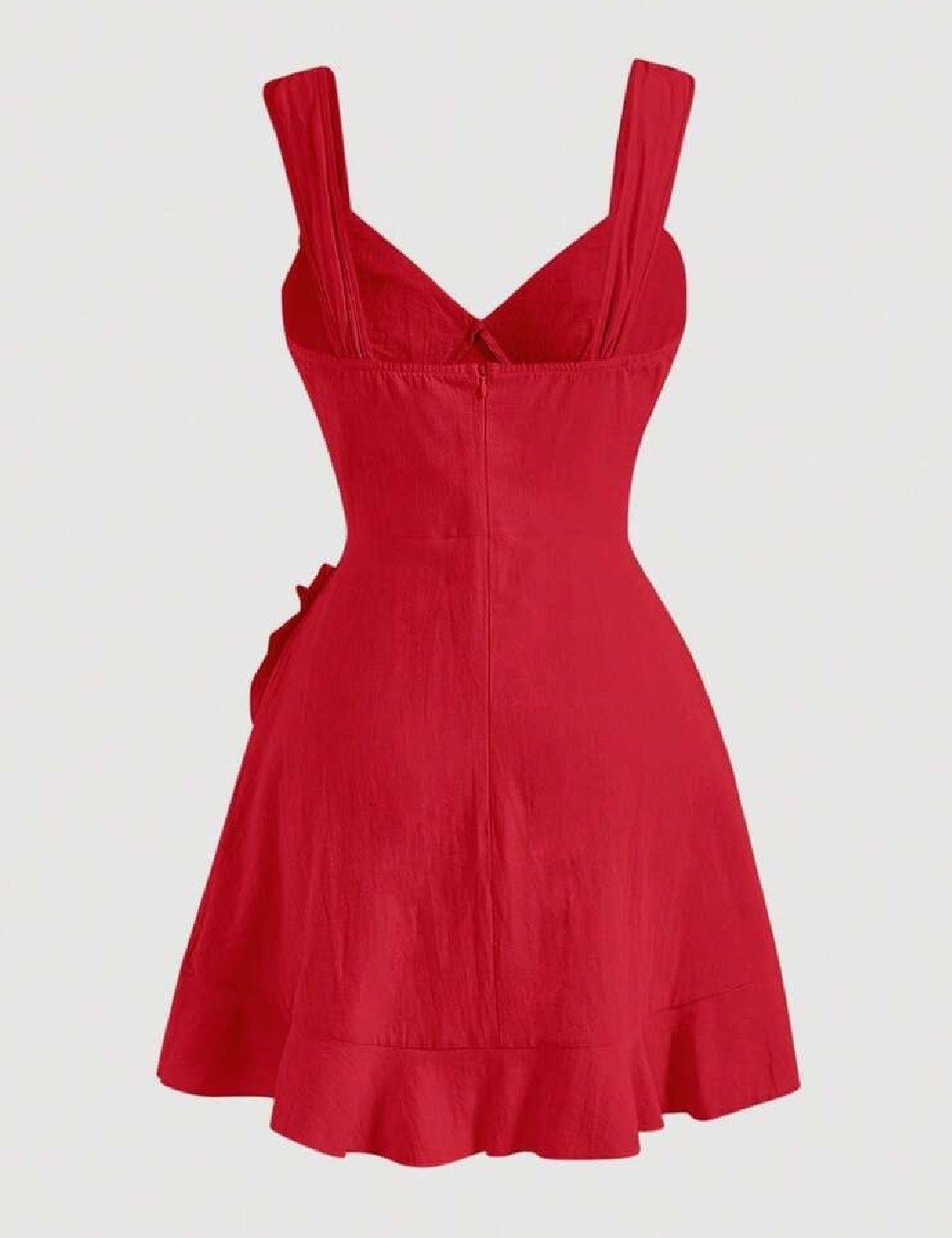 Rochie scurta SHEIN, rosu - 1 | YEO