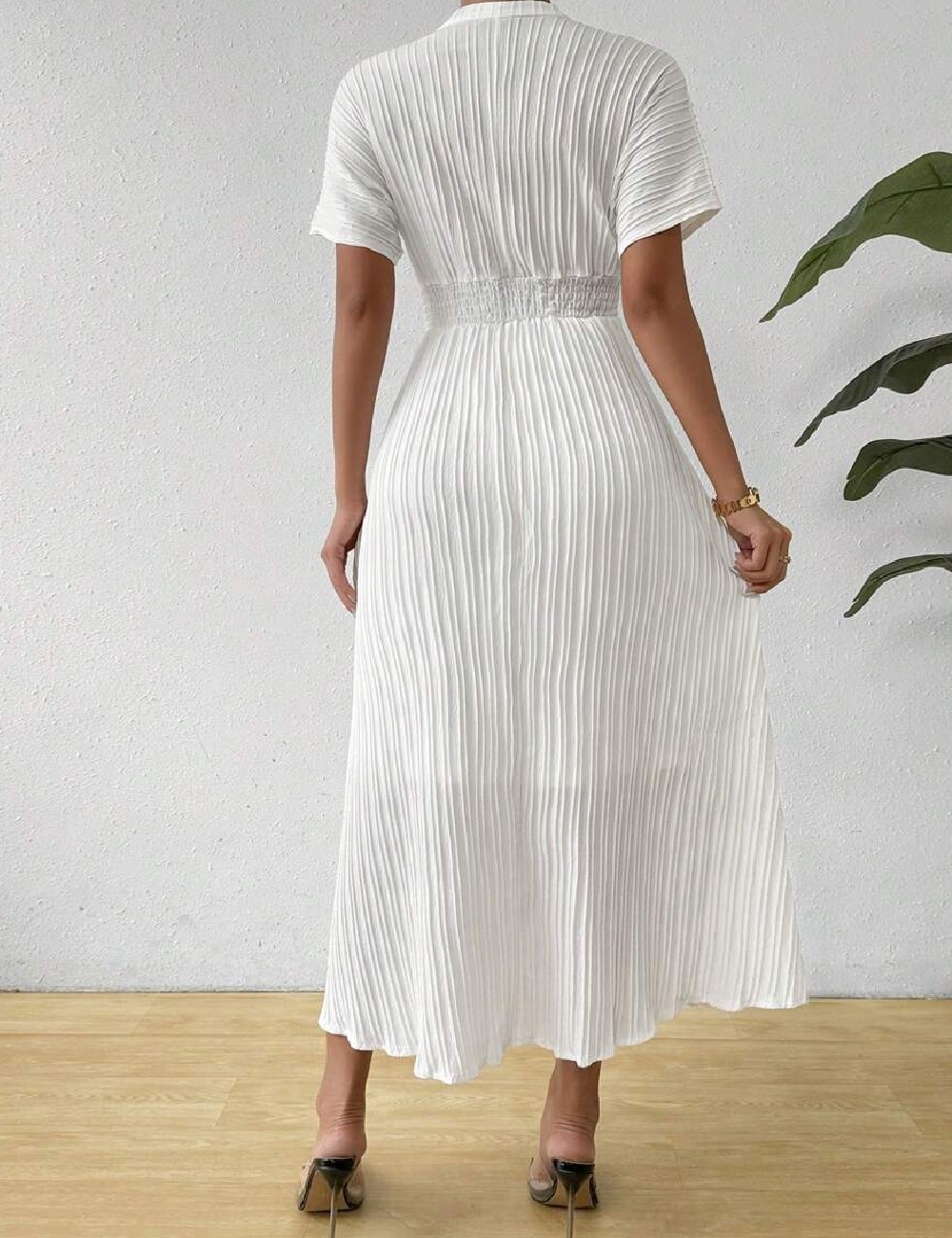 Rochie medie SHEIN, alb - 1 | YEO