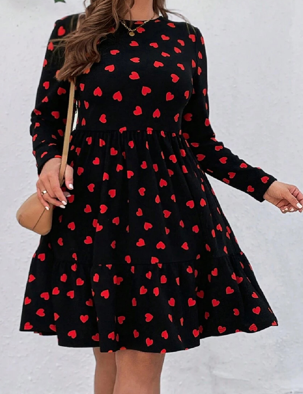Rochie scurta SHEIN CURVE, negru