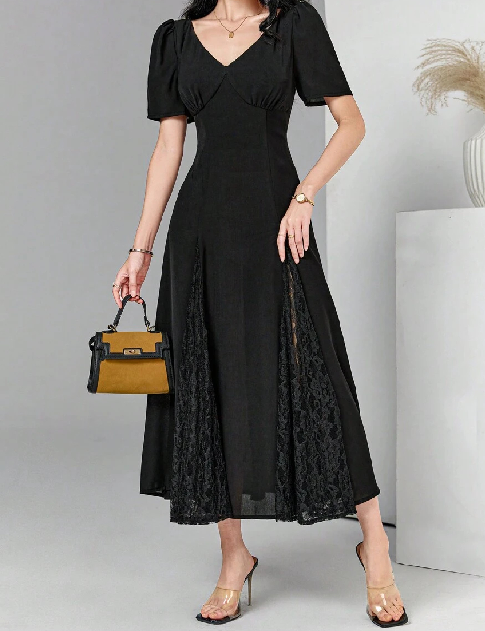 Rochie medie SHEIN, negru