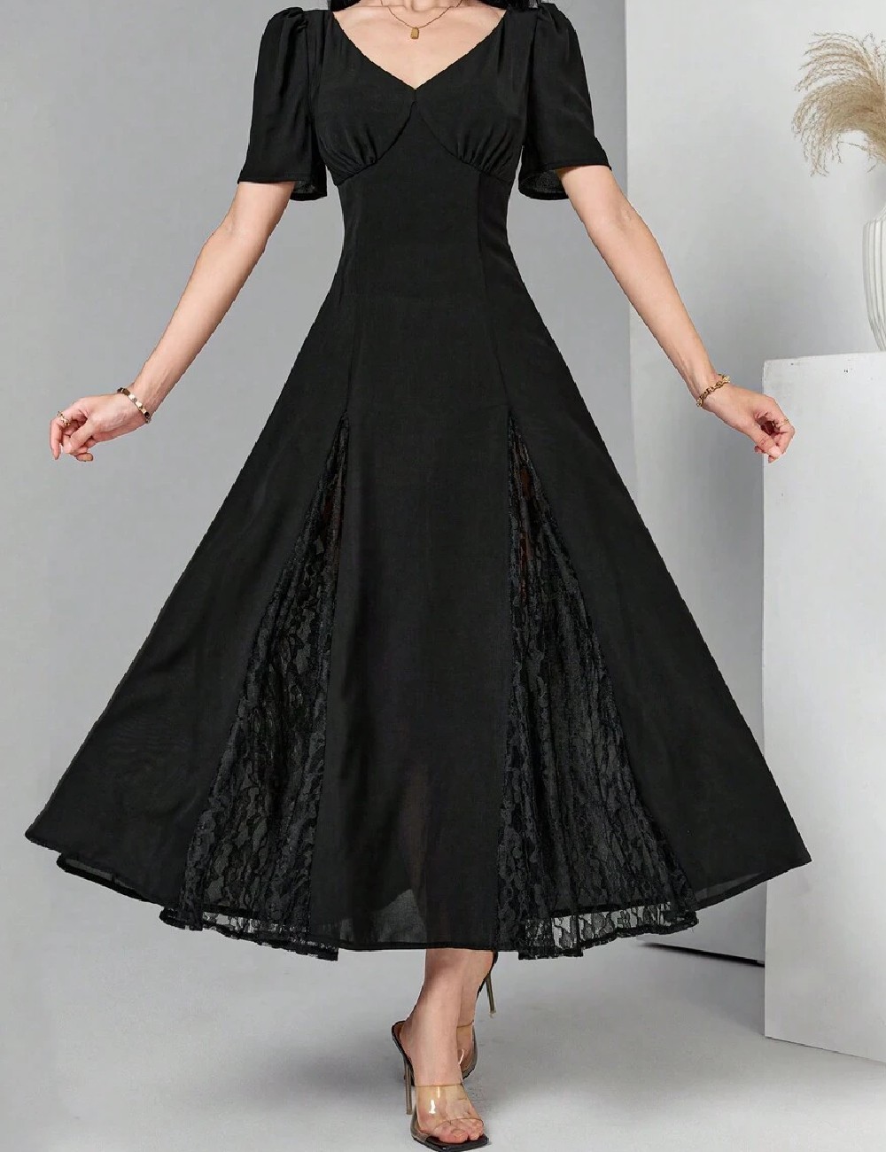 Rochie medie SHEIN, negru - 1 | YEO