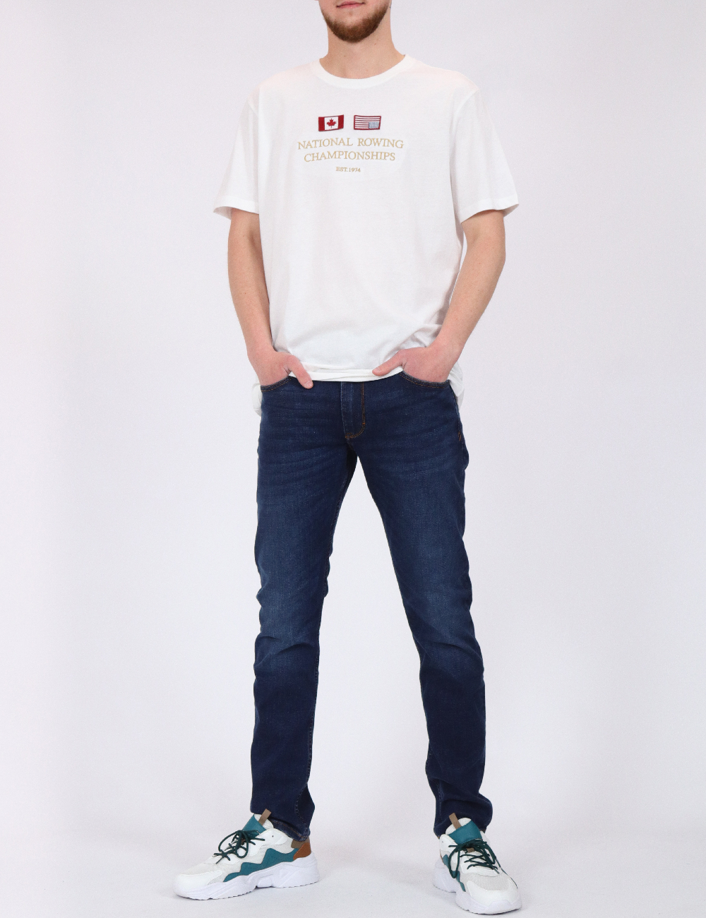 Tricou Reserved, alb