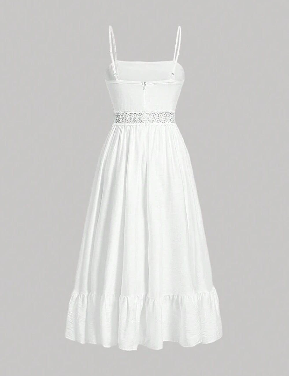 Rochie medie SHEIN CURVE, alb - 1 | YEO