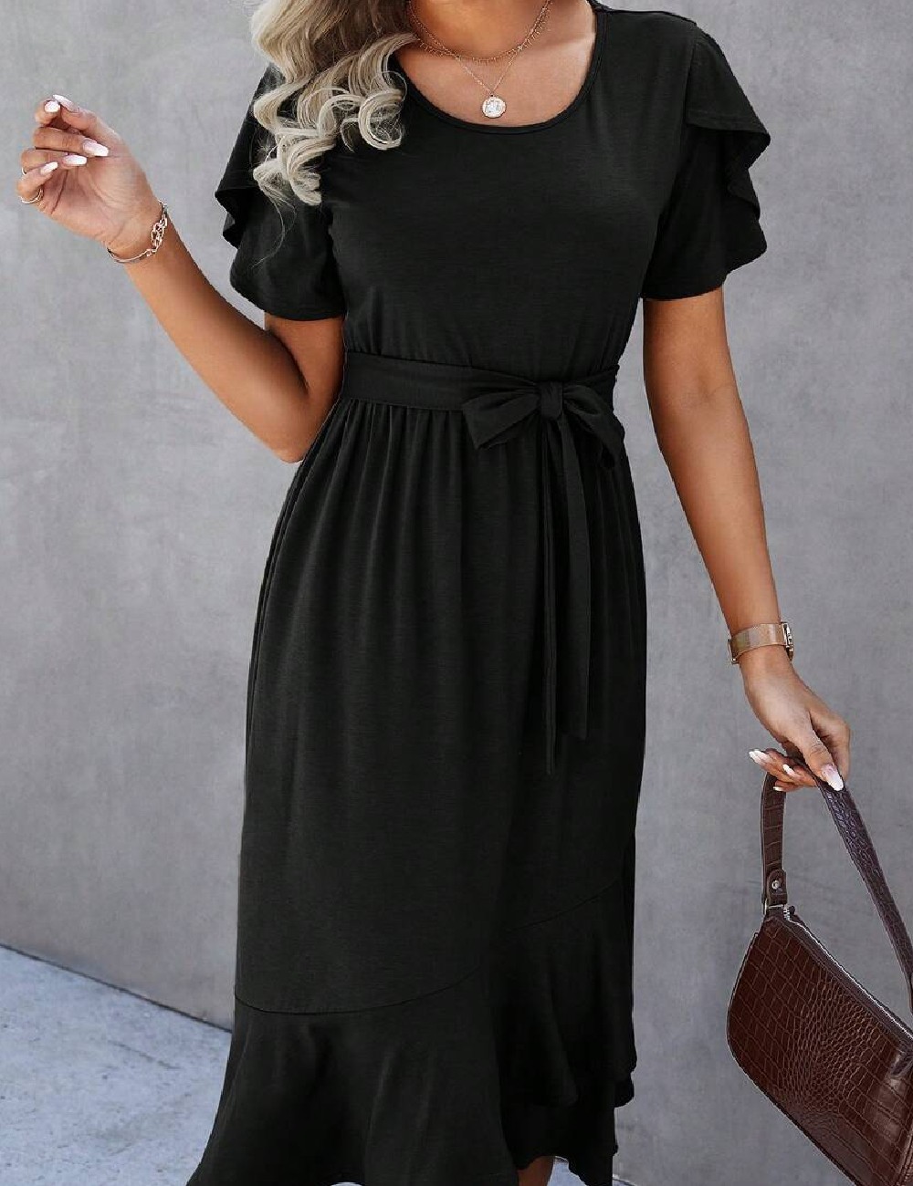 Rochie medie SHEIN, negru - 1 | YEO