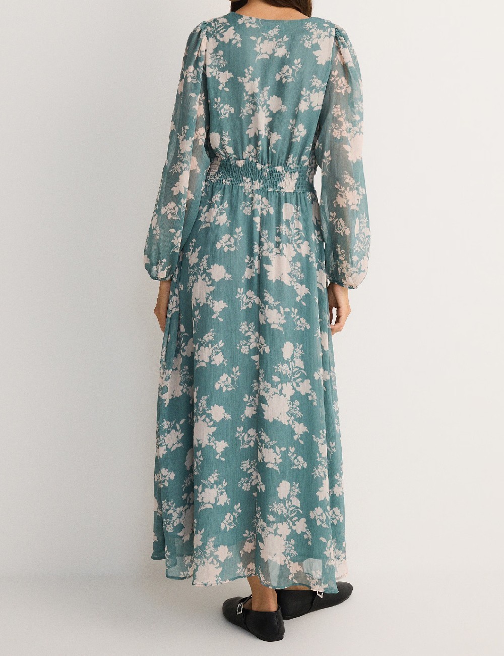 Rochie medie Reserved, turcoaz - 1 | YEO
