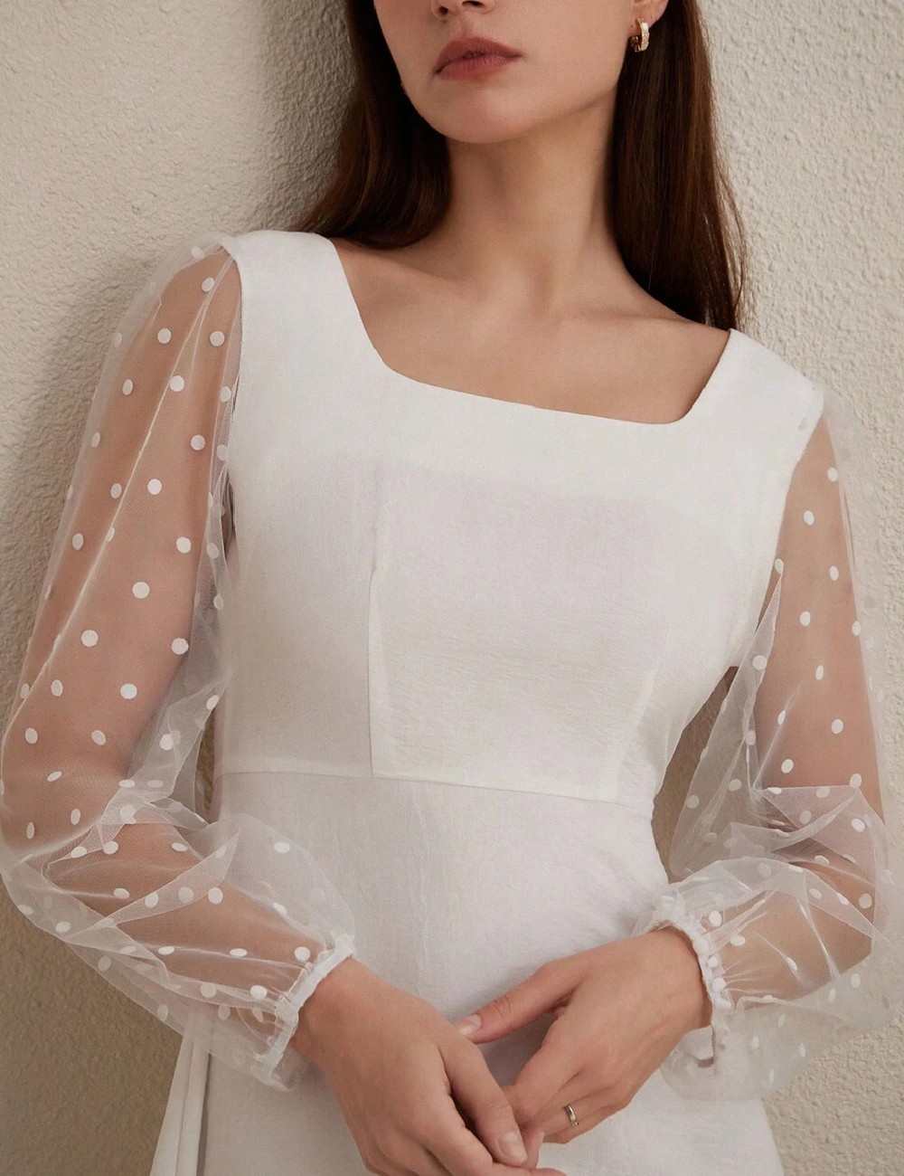 Rochie medie SHEIN, alb - 1 | YEO