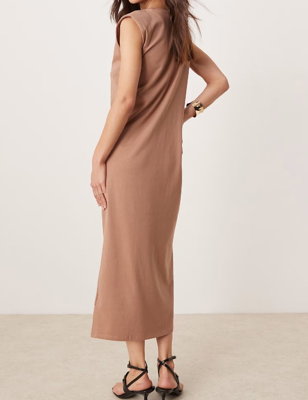 Rochie medie New look, maro - 1 | YEO