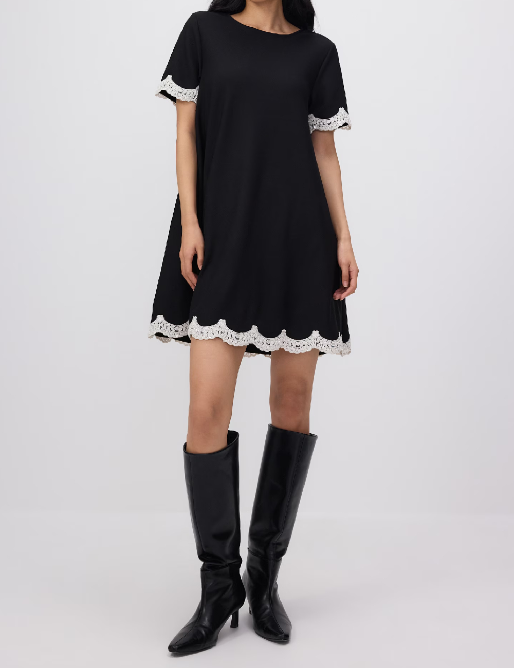 Rochie scurta Reserved, negru