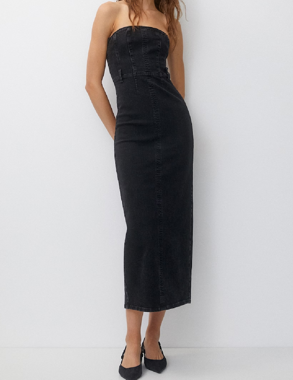 Rochie medie Pull&Bear, negru