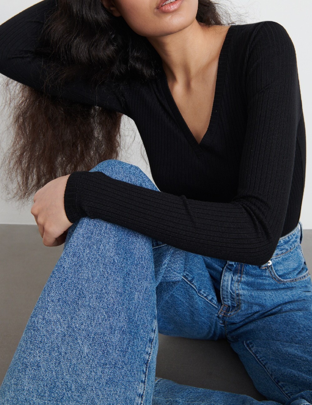 Bluza Reserved, negru - 1 | YEO