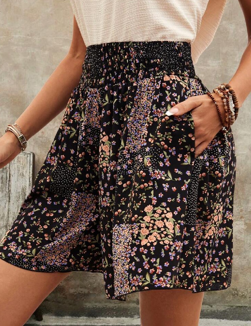 Pantaloni scurti Emery Rose, mix culori - 1 | YEO