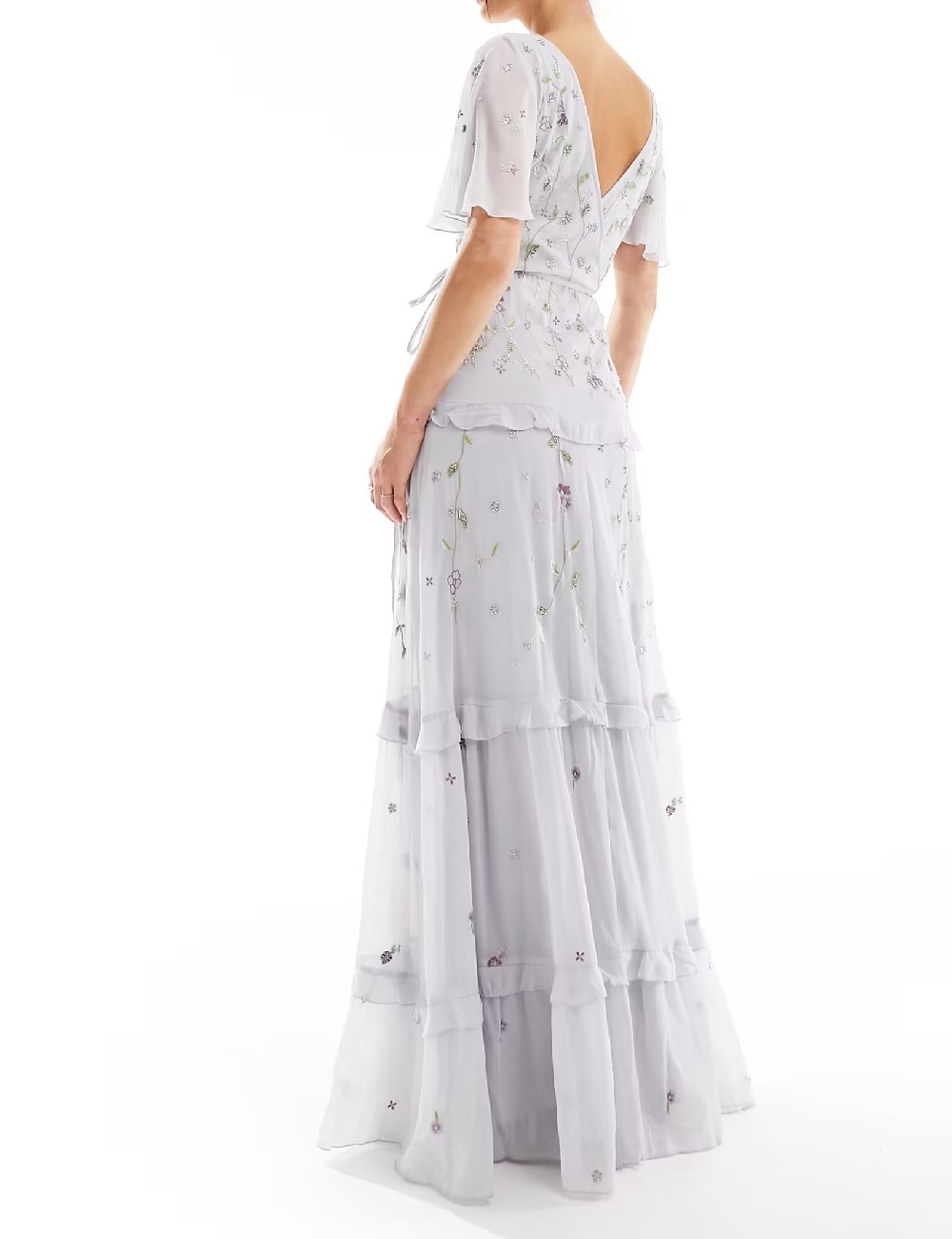 Rochie lunga ASOS, gri - 1 | YEO
