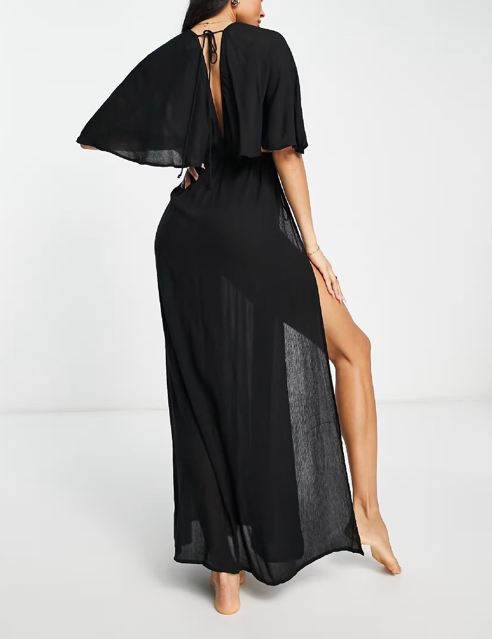 Rochie de plaja ASOS, negru - 1 | YEO